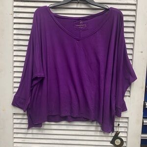 Body Rock Sport Purple Top size Large